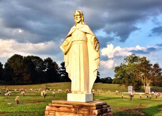 Jesus statue